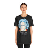 Beethoven Image on Unisex Jersey Short Sleeve Tee