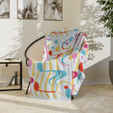 Musical Notes Velveteen Minky Blanket 3