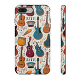 Musical Instruments Design 03 on iPhone Case - Beautiful Design for Music Lovers