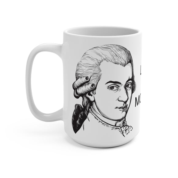 Love To Mozart - Design C on Mug 15oz