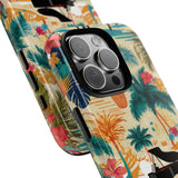 Tropical Piano iPhone Case - Floral Design for Music Lovers