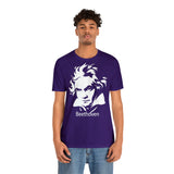 Beethoven Image on Unisex Jersey Short Sleeve Tee