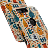 Musical Instruments Design 01 on Google Pixel Phone Case - Floral Design for Music Lovers