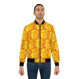 Beethoven Pattern 3 Men's Bomber Jacket (AOP)