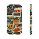 Musical Instruments Design 02 on iPhone Case - Lovely Design for Music Lovers