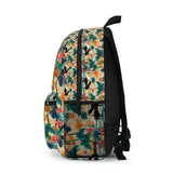 Tropical Piano Backpack - Floral Musical Design for Music Lovers