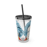 Beethoven Design 01 on Tumbler with Straw - 16oz, Perfect for Music Lovers