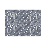 Musical Notes Velveteen Minky Blanket 1