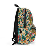 Tropical Piano Backpack - Floral Musical Design for Music Lovers
