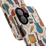 Musical Instruments Design 03 on iPhone Case - Beautiful Design for Music Lovers