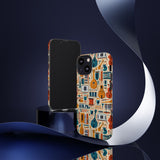Musical Instruments Design 01 on iPhone Case - Floral Design for Music Lovers