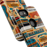 Musical Instruments Design 02 on Google Pixel Phone Case - Beautiful Design For Music Lovers