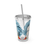 Beethoven Design 01 on Tumbler with Straw - 16oz, Perfect for Music Lovers