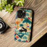 Tropical Piano iPhone Case - Floral Design for Music Lovers