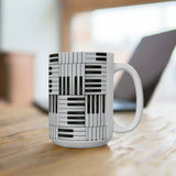 Piano Keys Ceramic Mug 15oz (1)