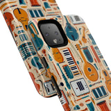 Musical Instruments Design 01 on Google Pixel Phone Case - Floral Design for Music Lovers