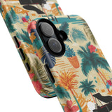 Tropical Piano iPhone Case - Floral Design for Music Lovers