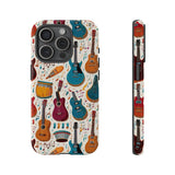 Musical Instruments Design 03 on iPhone Case - Beautiful Design for Music Lovers