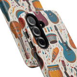 Musical Instruments Design 03 on Samsung Galaxy Phone Case - Beautiful Design for Music Lovers