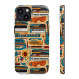 Musical Instruments Design 02 on iPhone Case - Lovely Design for Music Lovers