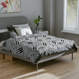 Piano Keys Velveteen Minky Blanket 2