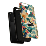 Tropical Piano Google Pixel Phone Case - Floral Design for Music Lovers