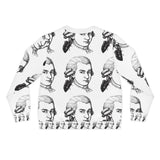 Mozart Sketch Design on Lightweight Sweatshirt | Music Lover's Gift