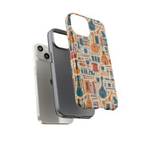 Musical Instruments Design 01 on iPhone Case - Floral Design for Music Lovers