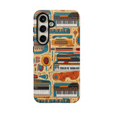 Musical Instruments Design 02 on Samsung Galaxy Phone Case - Beautiful Design for Music Lovers