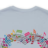 Copy of I Love Music Unisex Jersey Short Sleeve Tee (colour choices)