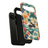 Tropical Piano Google Pixel Phone Case - Floral Design for Music Lovers