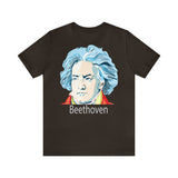 Beethoven Image on Unisex Jersey Short Sleeve Tee