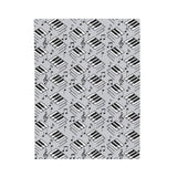 Piano Keys Design 04 on Velveteen Plush Blanket for Music Lovers
