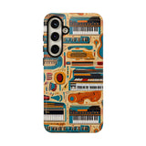 Musical Instruments Design 02 on Samsung Galaxy Phone Case - Beautiful Design for Music Lovers