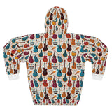 Musical Instruments Design 03 on Unisex Pullover Hoodie - Lovely Design For Music Lovers