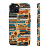 Musical Instruments Design 02 on iPhone Case - Lovely Design for Music Lovers