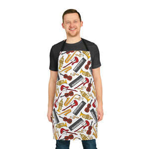 Colourful Musical Instruments Apron (AOP) 5