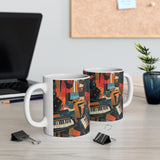 Piano Keys 11oz White Mug (7)