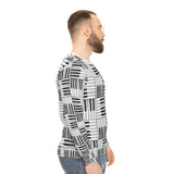 Piano Keys Design 01 on Lightweight Sweatshirt | Music Lover's Gift