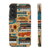 Musical Instruments Design 02 on Samsung Galaxy Phone Case - Beautiful Design for Music Lovers