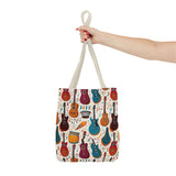 Musical Instrument Design 03 on Piano Tote Bag - Stylish Summer Accessory for Music Lovers