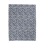 Music Notes Design 03 on Velveteen Plush Blanket for Music Lovers