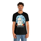 Beethoven Image on Unisex Jersey Short Sleeve Tee