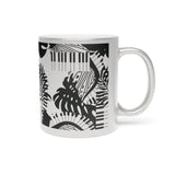 Piano Keys Design 02 on Metallic Mug (Silver / Gold) 11 oz Beautiful Design For Music Lovers