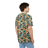 Tropical Piano Graphic Unisex Tee for Music Lovers