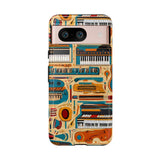 Musical Instruments Design 02 on Google Pixel Phone Case - Beautiful Design For Music Lovers