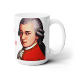 Love To Mozart Design A on Ceramic Mug 15oz