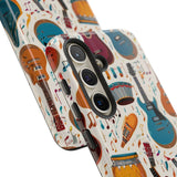 Musical Instruments Design 03 on Samsung Galaxy Phone Case - Beautiful Design for Music Lovers