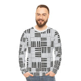 Piano Keys Design 01 on Lightweight Sweatshirt | Music Lover's Gift