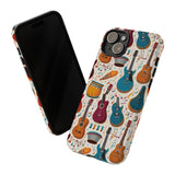 Musical Instruments Design 03 on iPhone Case - Beautiful Design for Music Lovers